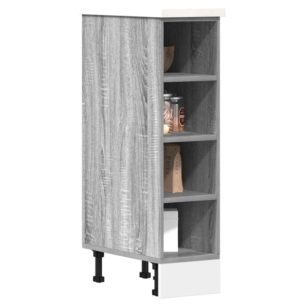 vidaXL Ντουλάπι "Riga" Γκρι Sonoma 20x44,5x81,5 εκ. από Τεχνητό Ξύλο