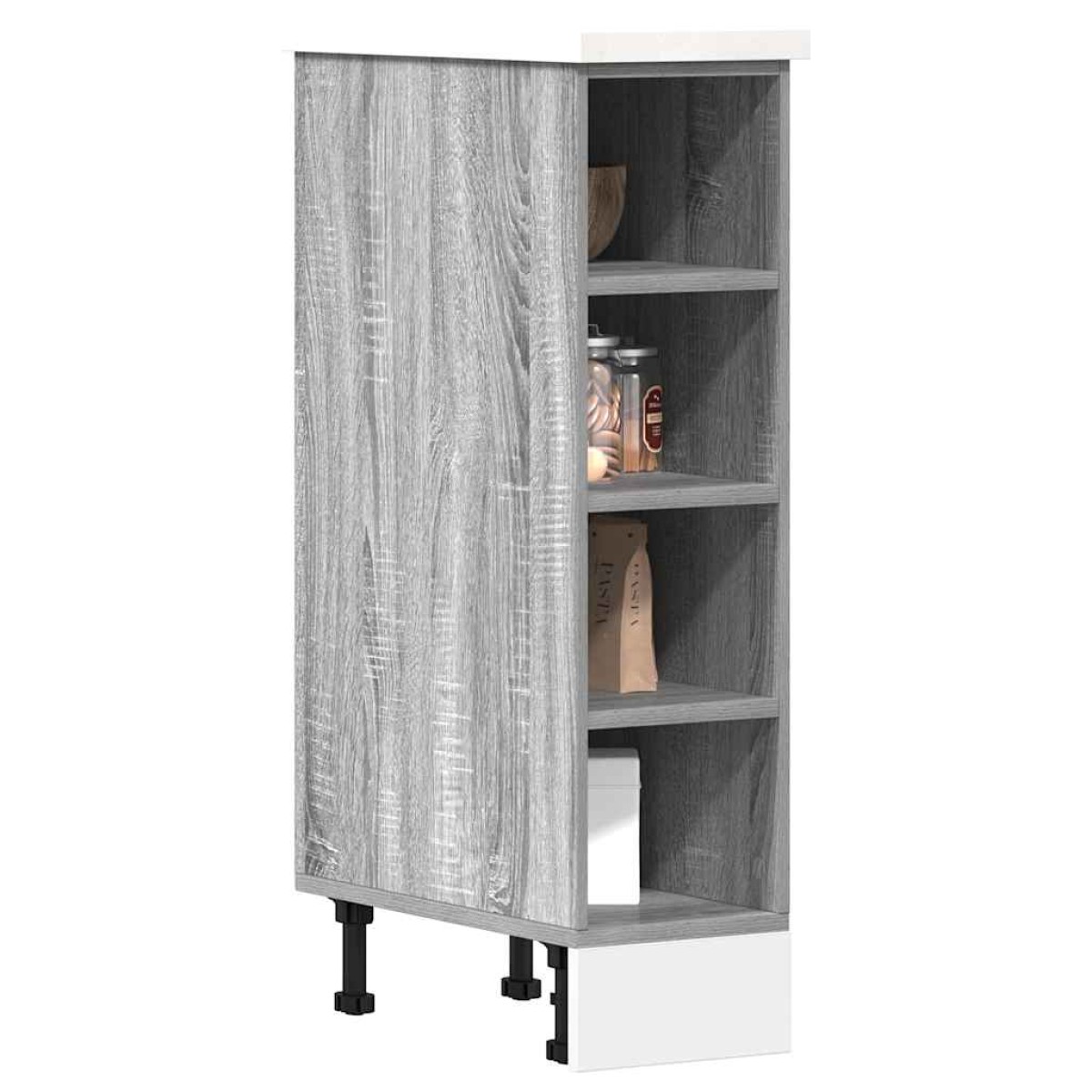 vidaXL Ντουλάπι "Riga" Γκρι Sonoma 20x44,5x81,5 εκ. από Τεχνητό Ξύλο