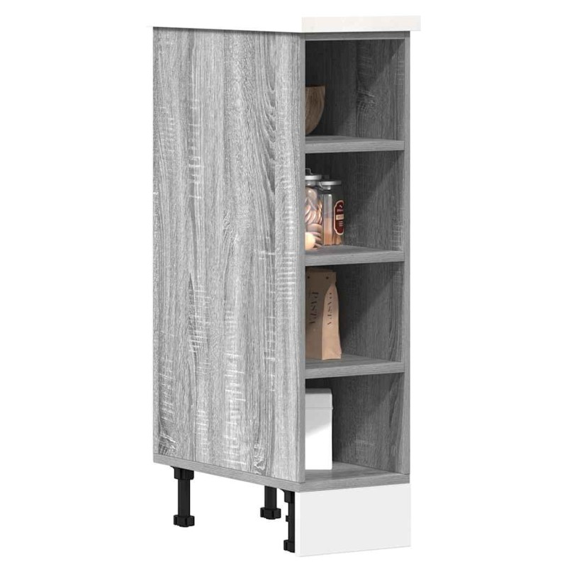 vidaXL Ντουλάπι "Riga" Γκρι Sonoma 20x44,5x81,5 εκ. από Τεχνητό Ξύλο