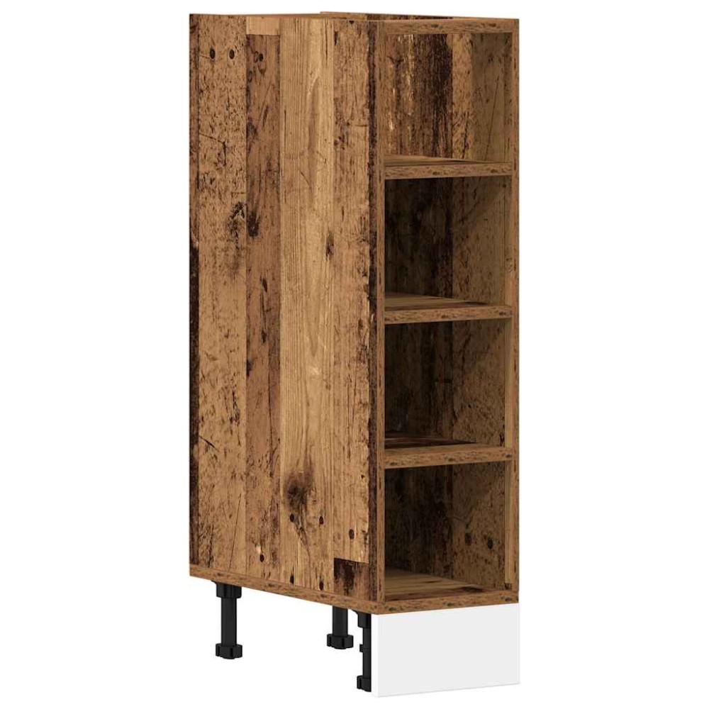 vidaXL Κάτω ντουλάπι Riga Παλιό ξύλο 20x44,5x81,5 cm