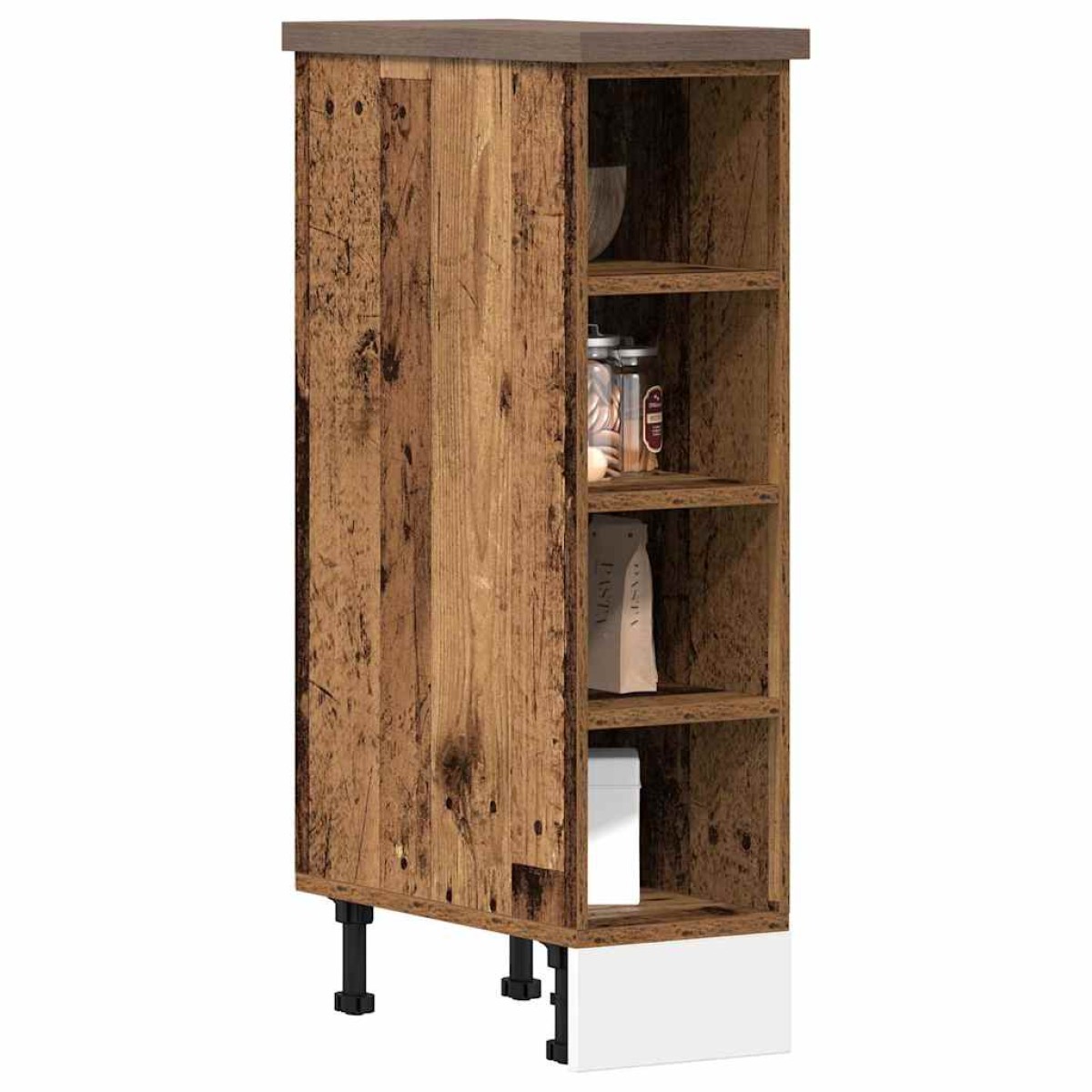vidaXL Κάτω ντουλάπι Riga Παλιό ξύλο 20x44,5x81,5 cm