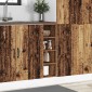 vidaXL Κάτω ντουλάπι Riga Παλιό ξύλο 20x44,5x81,5 cm