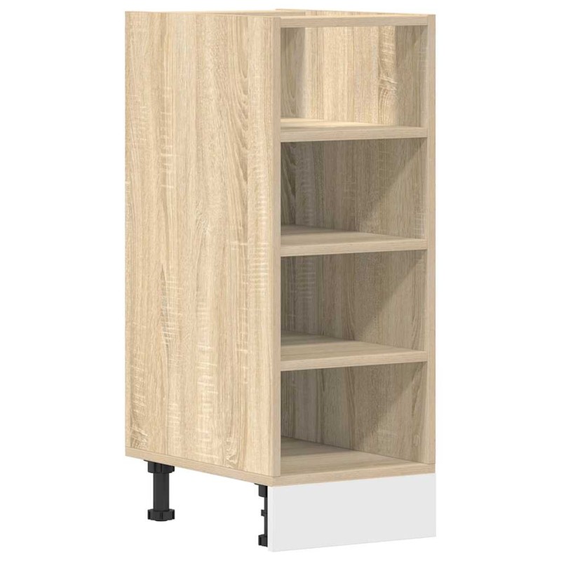 vidaXL Ντουλάπι "Riga" Sonoma Δρυς 30x44,5x81,5 εκ. από Τεχνητό Ξύλο