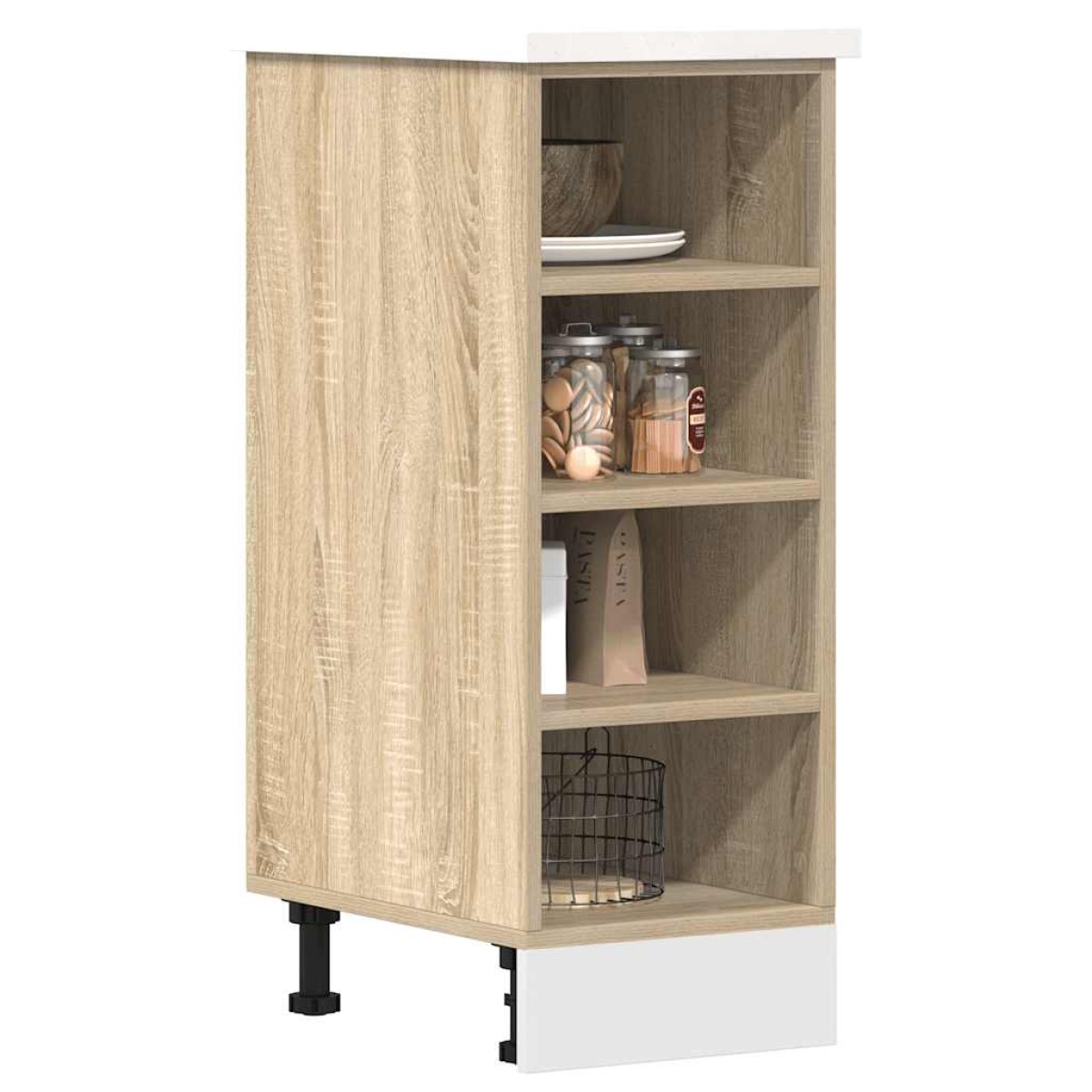 vidaXL Ντουλάπι "Riga" Sonoma Δρυς 30x44,5x81,5 εκ. από Τεχνητό Ξύλο