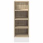 vidaXL Ντουλάπι "Riga" Sonoma Δρυς 30x44,5x81,5 εκ. από Τεχνητό Ξύλο