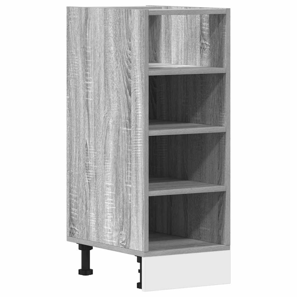 vidaXL Ντουλάπι "Riga" Γκρι Sonoma 30x44,5x81,5 εκ. από Τεχνητό Ξύλο