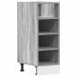 vidaXL Ντουλάπι "Riga" Γκρι Sonoma 30x44,5x81,5 εκ. από Τεχνητό Ξύλο