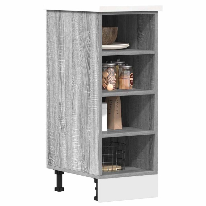 vidaXL Ντουλάπι "Riga" Γκρι Sonoma 30x44,5x81,5 εκ. από Τεχνητό Ξύλο