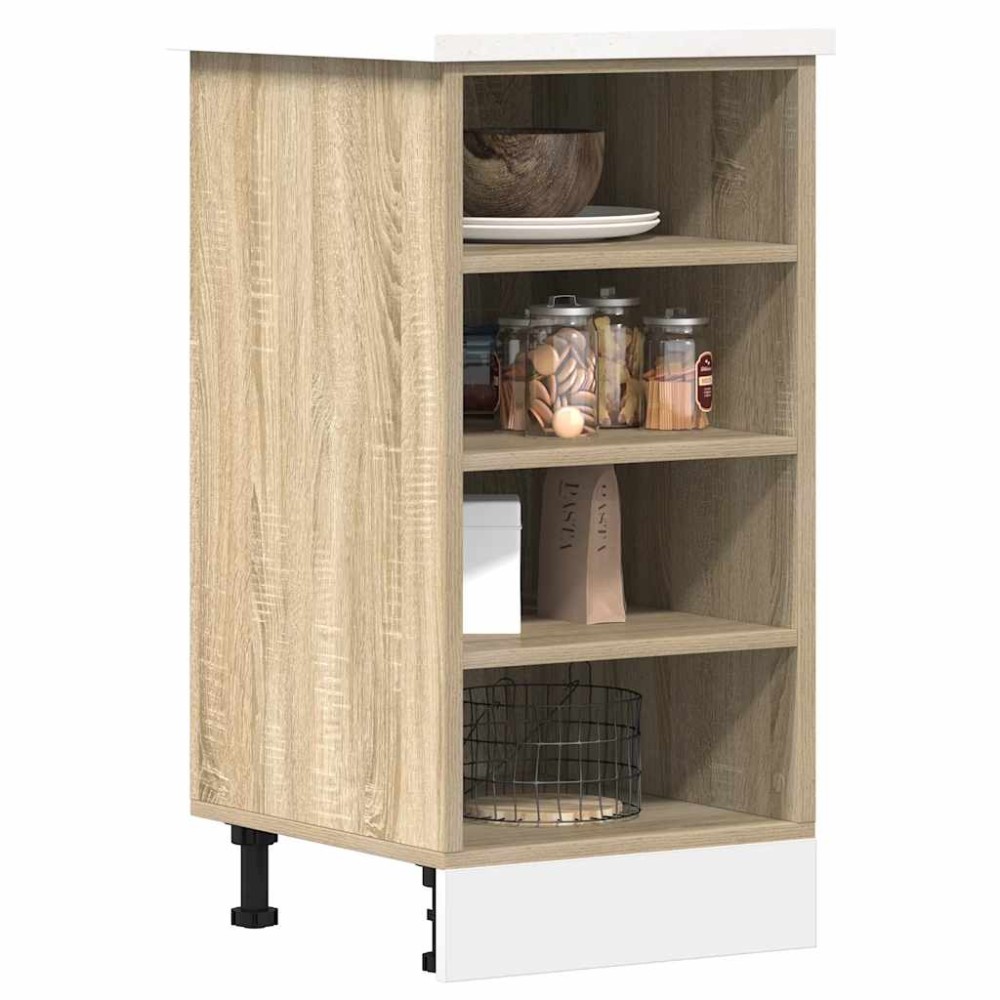 vidaXL Ντουλάπι "Riga" Sonoma Δρυς 40x44,5x81,5 εκ. από Τεχνητό Ξύλο