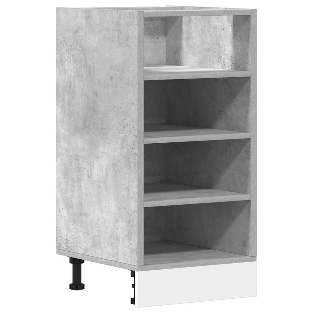 vidaXL Ντουλάπι "Riga" Γκρι από Σκυρόδεμα 40x44,5x81,5 εκ. από Τεχνητό Ξύλο