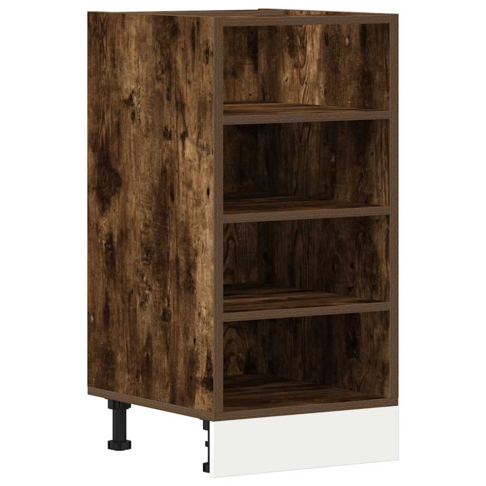 vidaXL Ντουλάπι "Riga" Καπνιστή Δρυς 40x44,5x81,5 εκ. από Τεχνητό Ξύλο