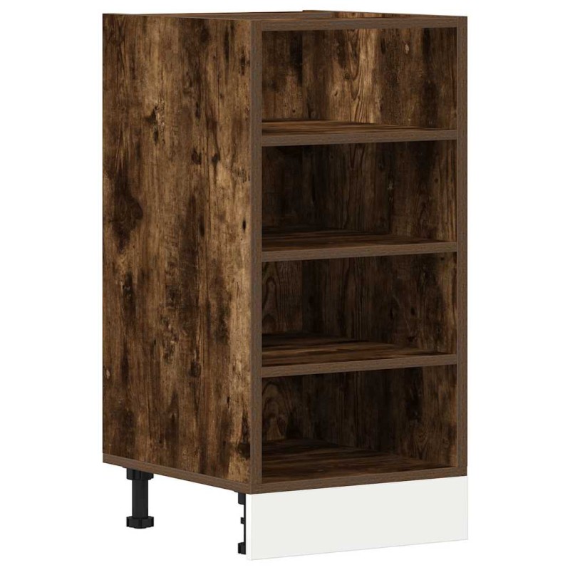 vidaXL Ντουλάπι "Riga" Καπνιστή Δρυς 40x44,5x81,5 εκ. από Τεχνητό Ξύλο