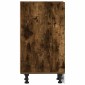 vidaXL Ντουλάπι "Riga" Καπνιστή Δρυς 40x44,5x81,5 εκ. από Τεχνητό Ξύλο