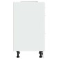 vidaXL Ντουλάπι "Lyon" Λευκό 40x46x81,5 εκ. από Τεχνητό Ξύλο