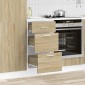 vidaXL Ντουλάπι "Lyon" Sonoma Δρυς 40x46x81,5 εκ. από Τεχνητό Ξύλο
