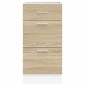 vidaXL Ντουλάπι "Lyon" Sonoma Δρυς 40x46x81,5 εκ. από Τεχνητό Ξύλο
