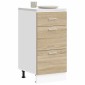 vidaXL Ντουλάπι "Lyon" Sonoma Δρυς 40x46x81,5 εκ. από Τεχνητό Ξύλο