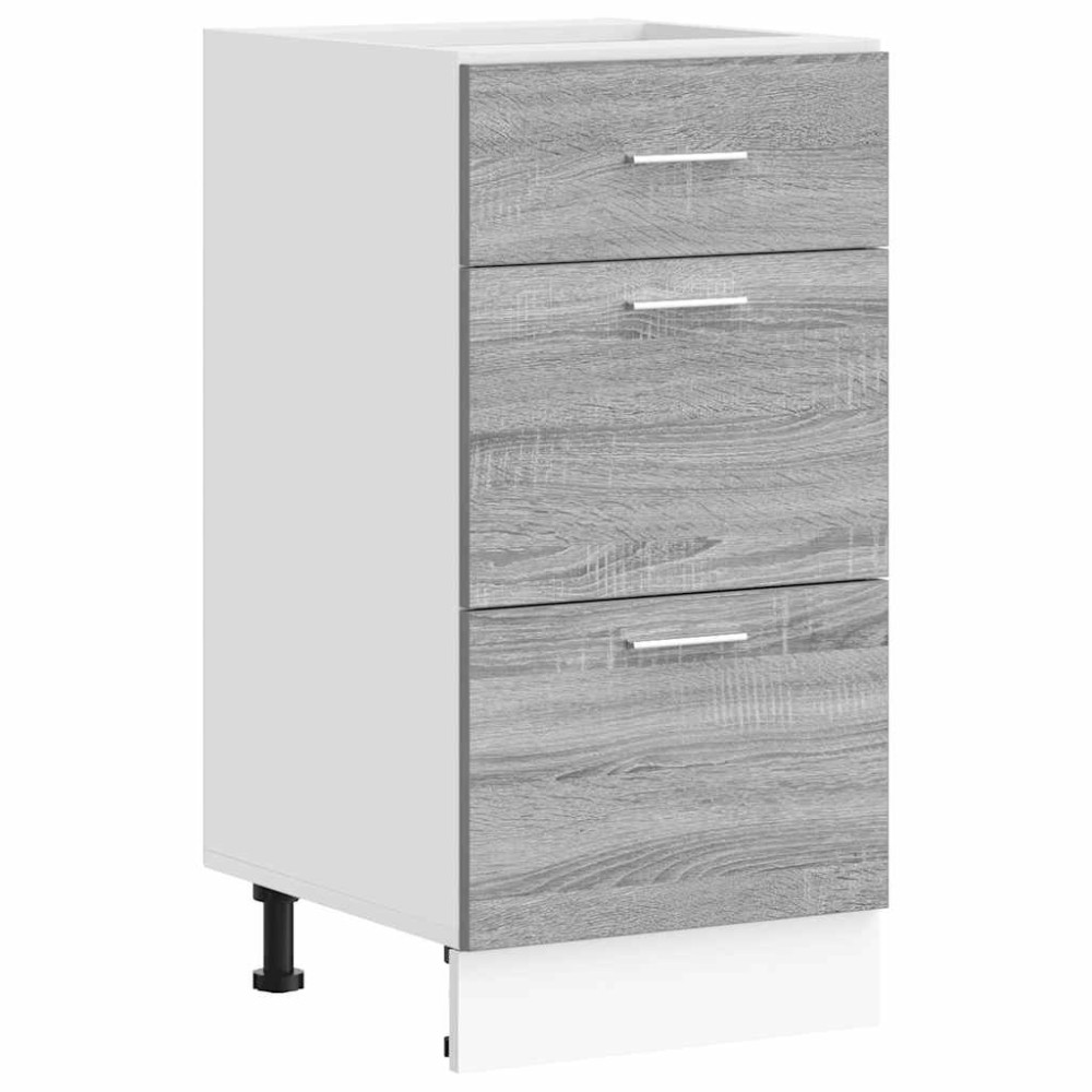 vidaXL Ντουλάπι "Lyon" Γκρι Sonoma 40x46x81,5 εκ. από Τεχνητό Ξύλο
