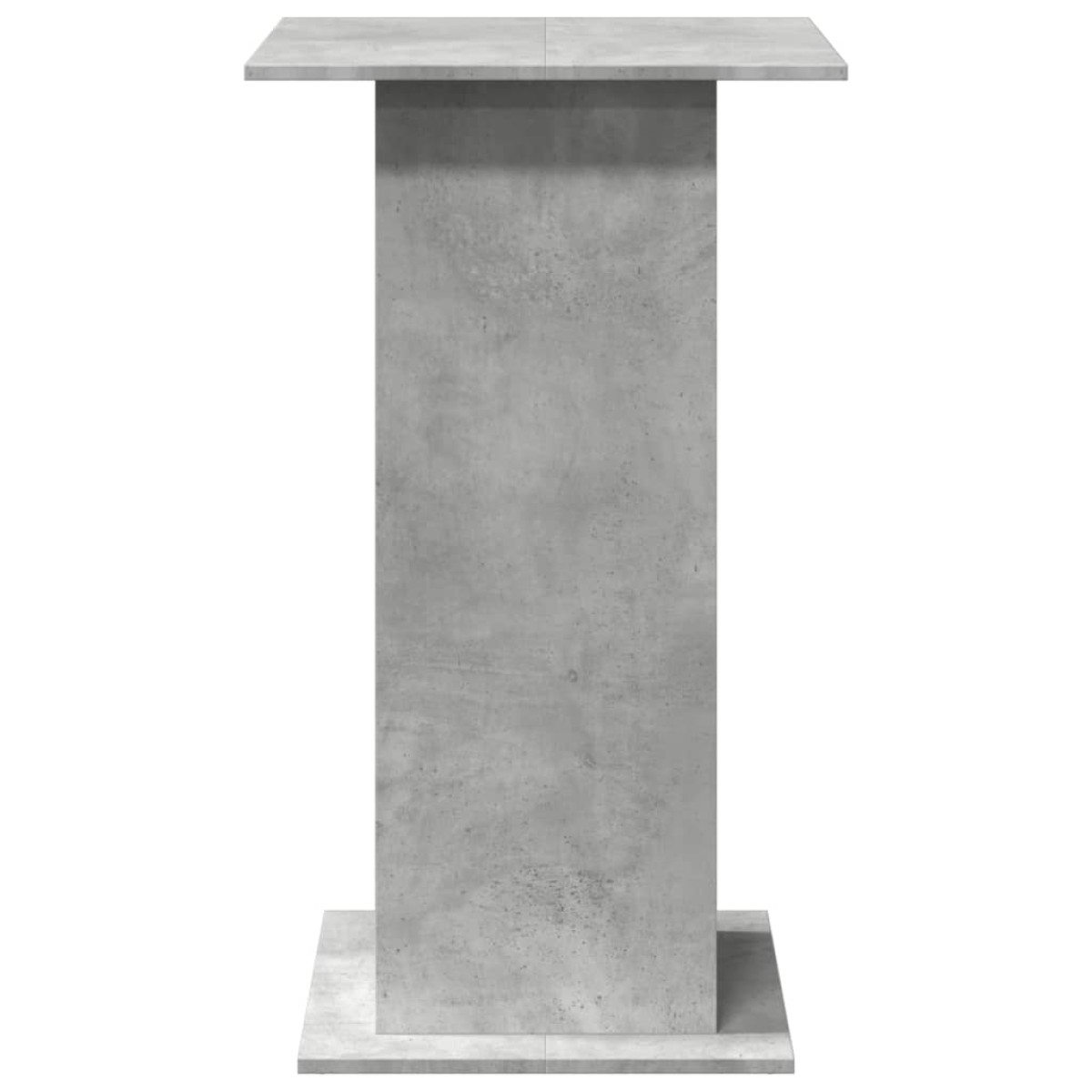 vidaXL Τραπέζι Μπαρ με Ράφια Γκρι Σκυρ. 60x60x102 εκ. Επεξεργ. Ξύλο