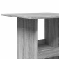 vidaXL Τραπέζι Μπαρ με Ράφια Γκρι Sonoma 60x60x102 εκ. Επεξ. Ξύλο