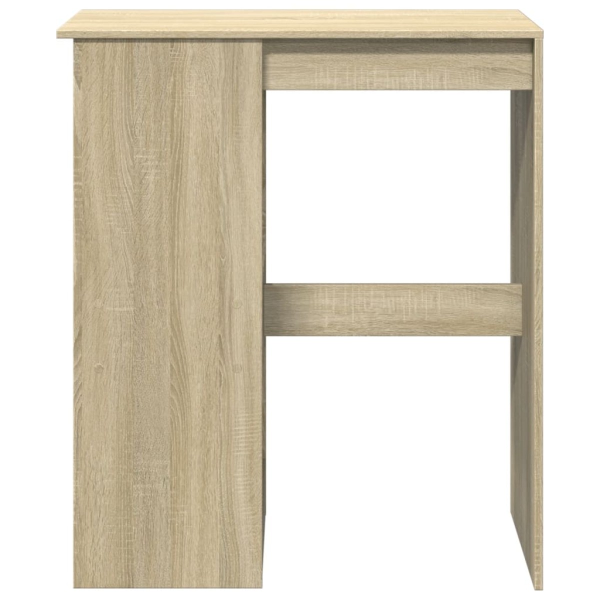 vidaXL Τραπέζι Μπαρ με Ράγες Sonoma Δρυς 90x47,5x103,5εκ Επεξεργ. Ξύλο
