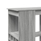 vidaXL Τραπέζι Μπαρ Γκρι Sonoma 90x47,5x103,5 εκ. από Επεξεργ. Ξύλο