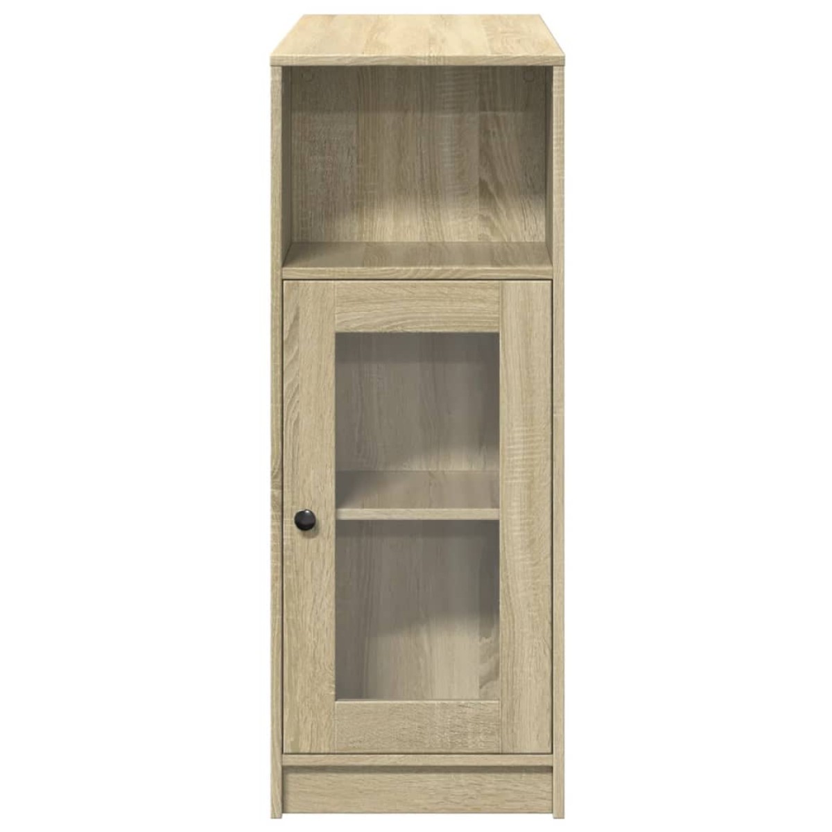 vidaXL Τραπέζι Μπαρ με Ράγες Sonoma Δρυς 101x40x103,5 εκ Επεξεργ. Ξύλο