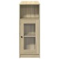 vidaXL Τραπέζι Μπαρ με Ράγες Sonoma Δρυς 101x40x103,5 εκ Επεξεργ. Ξύλο