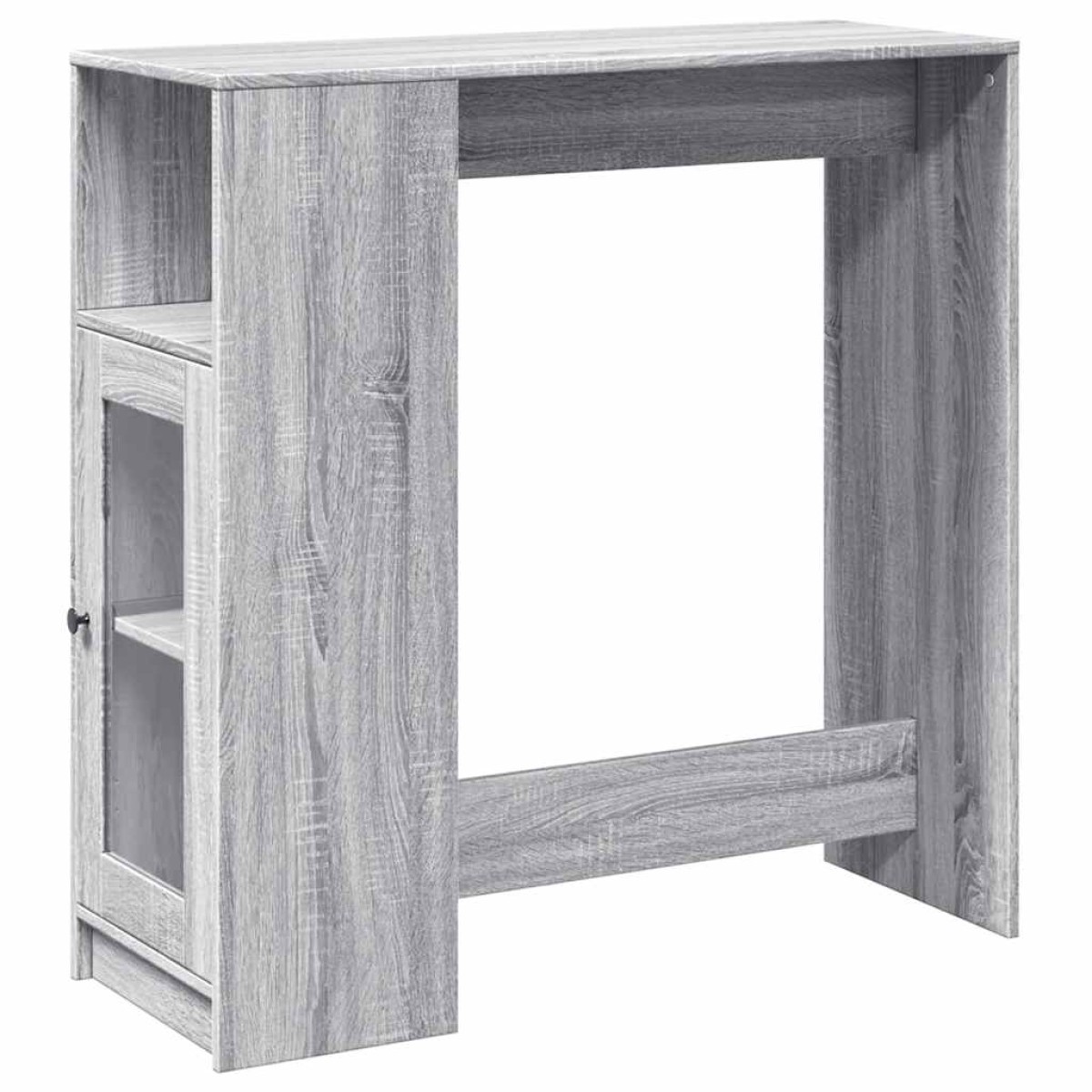 vidaXL Τραπέζι Μπαρ Γκρι Sonoma 101x40x103,5 εκ. από Επεξεργ. Ξύλο