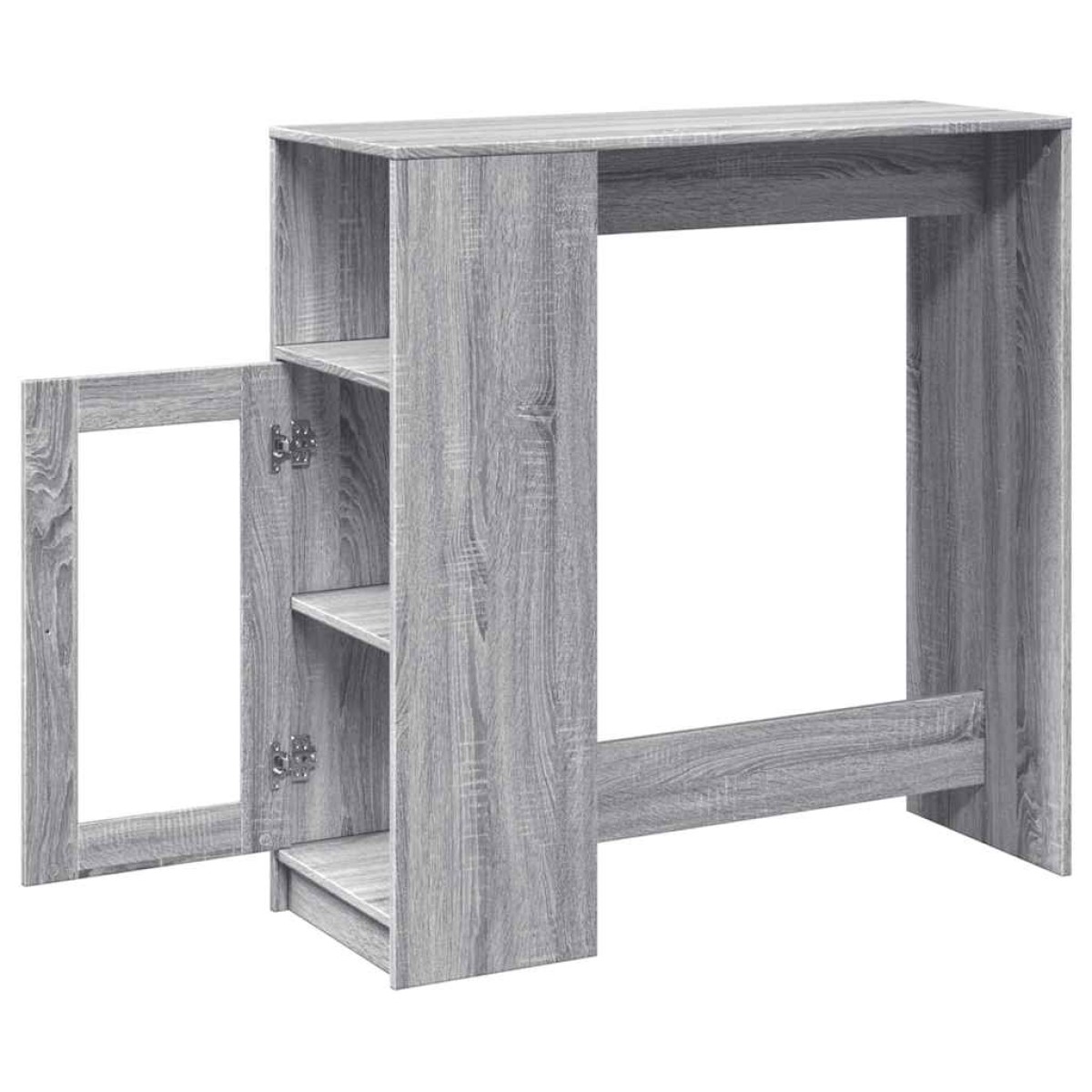 vidaXL Τραπέζι Μπαρ Γκρι Sonoma 101x40x103,5 εκ. από Επεξεργ. Ξύλο