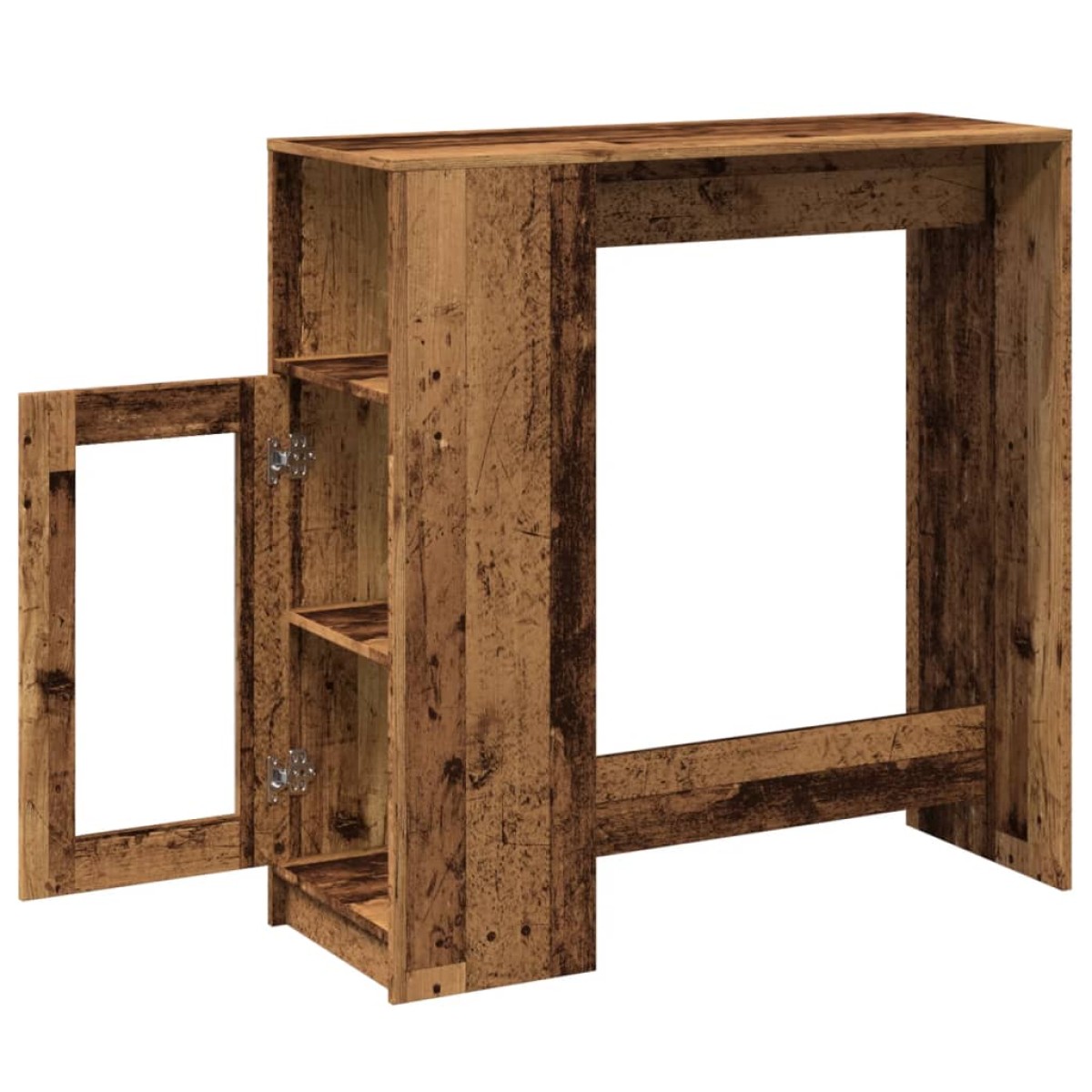 vidaXL Τραπέζι Μπαρ με Ράγες 101x40x103,5 εκ. Επεξεργ. Ξύλο