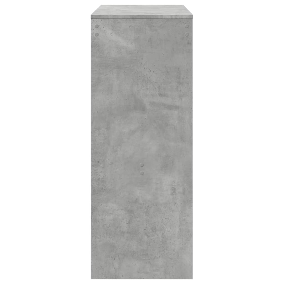 vidaXL Τραπέζι Μπαρ με Ράφια Γκρι Σκυρ. 90x40x103,5 εκ Επεξεργ. Ξύλο