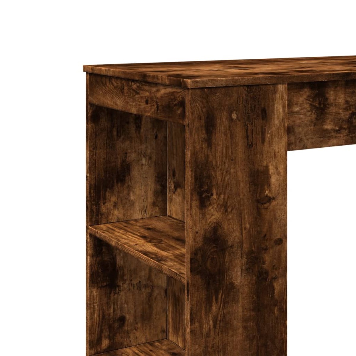 vidaXL Τραπέζι Μπαρ με Ράφια Δρυς 95x47x103,5 εκ. Επεξεργ. Ξύλο