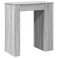 vidaXL Τραπέζι Μπαρ Γκρι Sonoma 95x47x103,5 εκ. από Επεξεργ. Ξύλο