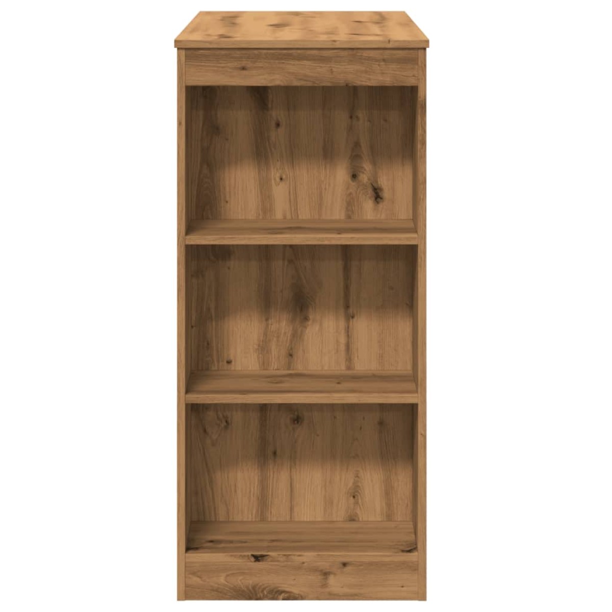 vidaXL Τραπέζι Μπαρ με Ράγες Δρυς 95x47x103,5 εκ. Επεξεργ. Ξύλο