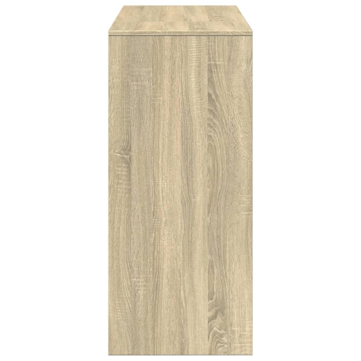 vidaXL Τραπέζι Κονσόλα με Ράφι Sonoma Δρυς 124x46x103,5 εκ Επεξ. Ξύλο