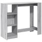 vidaXL Τραπέζι Κονσόλα Γκρι Sonoma 124x46x103,5 εκ. από Επεξεργ. Ξύλο