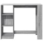 vidaXL Τραπέζι Κονσόλα Γκρι Sonoma 124x46x103,5 εκ. από Επεξεργ. Ξύλο