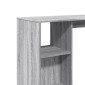 vidaXL Τραπέζι Κονσόλα Γκρι Sonoma 124x46x103,5 εκ. από Επεξεργ. Ξύλο