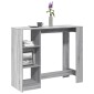 vidaXL Τραπέζι Κονσόλα Γκρι Sonoma 124x46x103,5 εκ. από Επεξεργ. Ξύλο