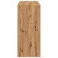 vidaXL Τραπέζι Κονσόλα με Ράφι Καφέ Δρυς 124x46x103,5εκ. Επεξεργ. Ξύλο