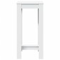 vidaXL Τραπέζι Μπαρ Λευκό 51x50x103,5 εκ. Επεξ. Ξύλο