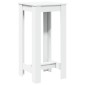 vidaXL Τραπέζι Μπαρ Λευκό 51x50x103,5 εκ. Επεξ. Ξύλο