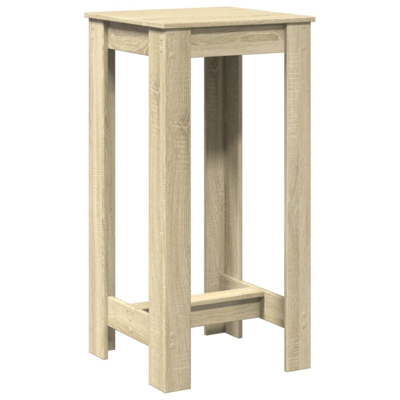 vidaXL Τραπέζι Μπαρ Sonoma Δρυς 51x50x103,5 εκ. Επεξ. Ξύλο