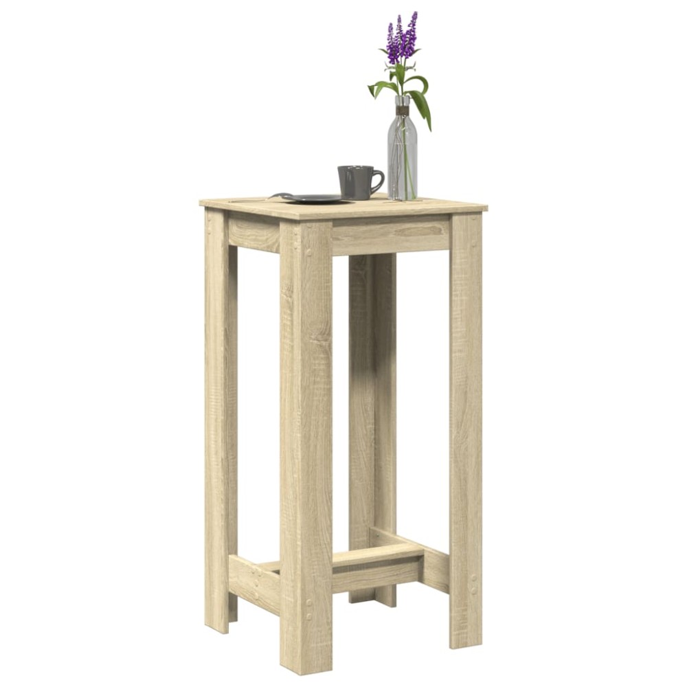 vidaXL Τραπέζι Μπαρ Sonoma Δρυς 51x50x103,5 εκ. Επεξ. Ξύλο