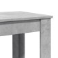 vidaXL Τραπέζι Μπαρ Γκρι Σκυροδέματος 51x50x103,5 εκ. Επεξ. Ξύλο