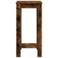 vidaXL Τραπέζι Μπαρ Καπνιστή Δρυς 51x50x103,5 εκ. Επεξ. Ξύλο