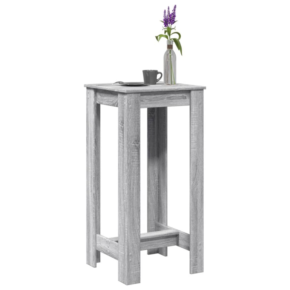 vidaXL Τραπέζι Κονσόλα Γκρι Sonoma 51x50x103,5 εκ. από Επεξεργ. Ξύλο