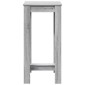 vidaXL Τραπέζι Κονσόλα Γκρι Sonoma 51x50x103,5 εκ. από Επεξεργ. Ξύλο