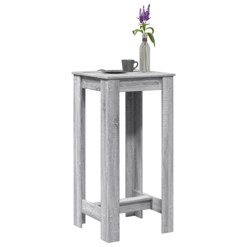 vidaXL Τραπέζι Κονσόλα Γκρι Sonoma 51x50x103,5 εκ. από Επεξεργ. Ξύλο